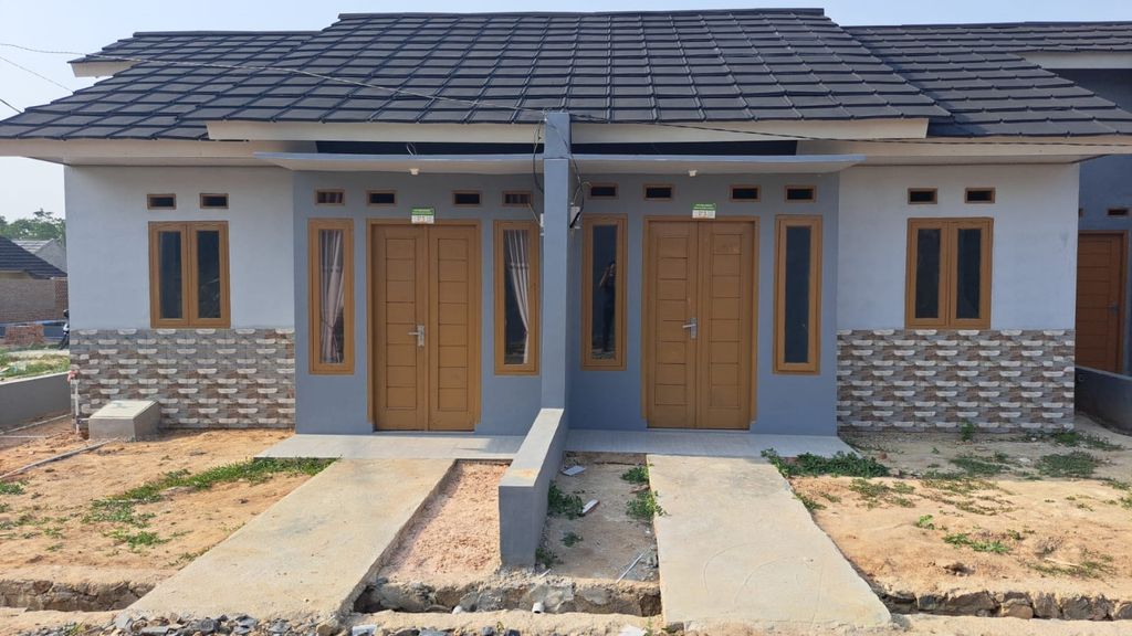 foto tampak rumah tipe 36/75 perumahan BUMI SERDANG INDAH 
