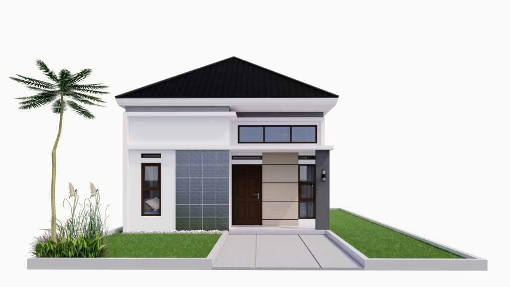 foto tampak rumah tipe 36 perumahan YASMINE GARDEN 2 (Pengembangan)
