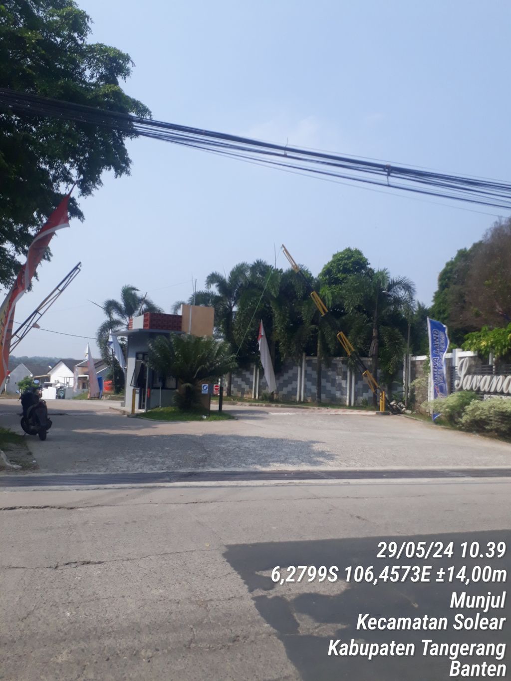 foto gerbang perumahan Savana Residence TAHAP 3