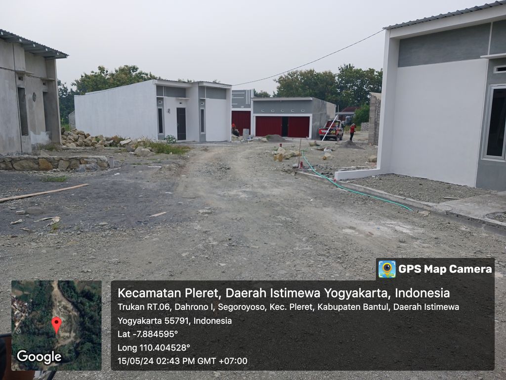 foto posisi tengah perumahan NAWA VILLAGE PLERET