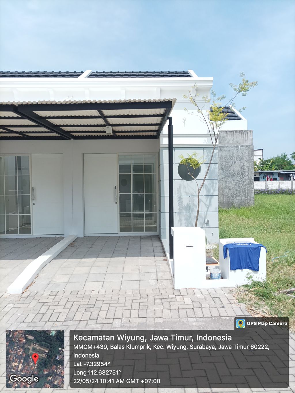 foto tampak rumah tipe Verona A perumahan Grand Village