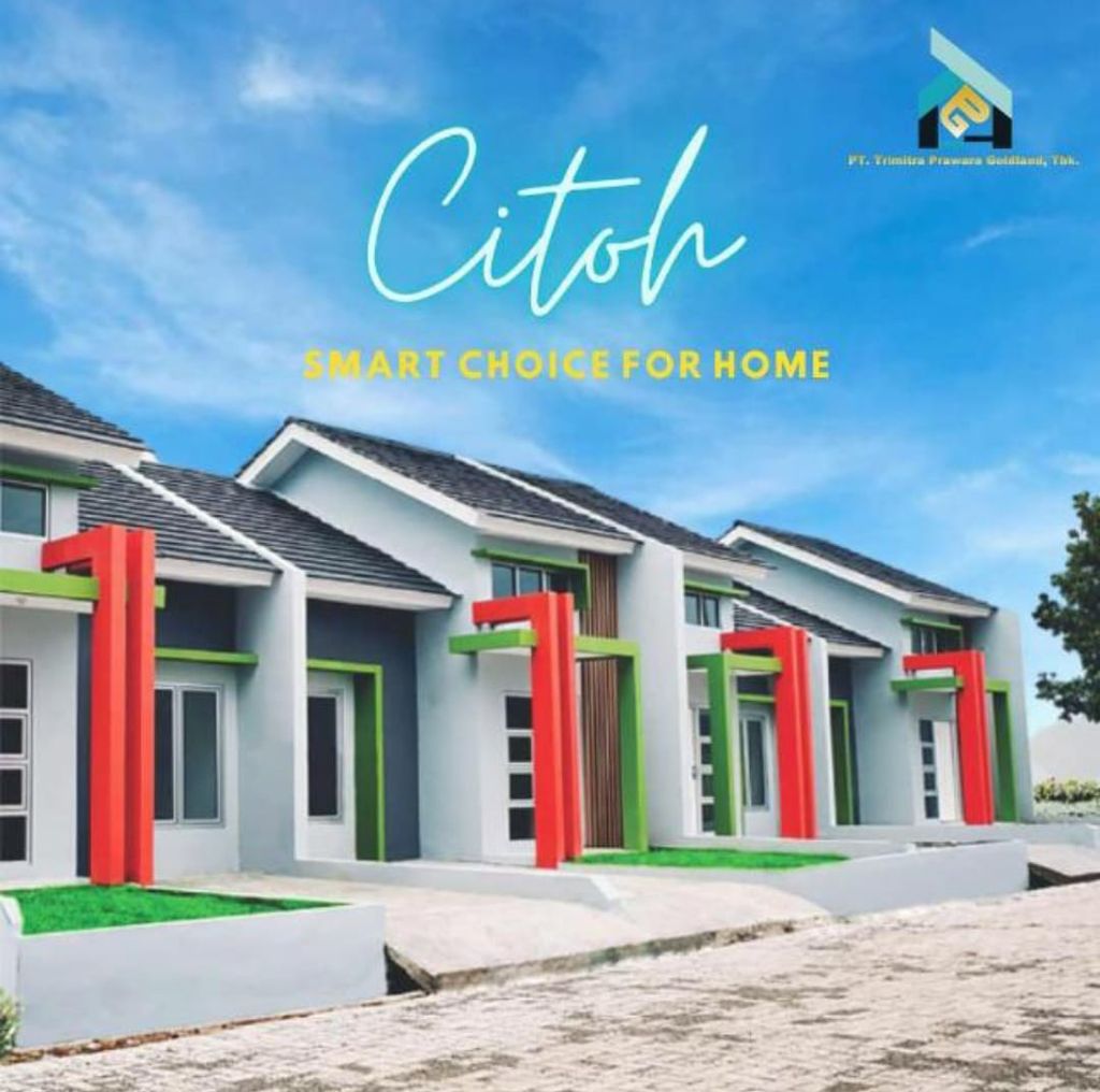 foto tampak rumah tipe pangrango perumahan Cibungbulang Town Hill
