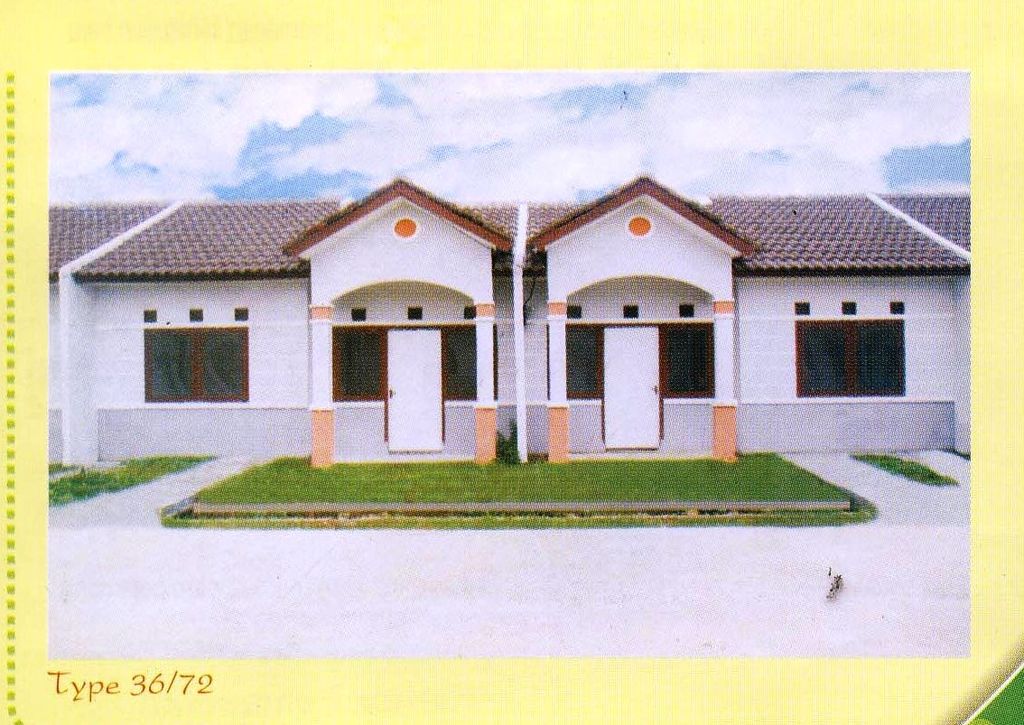 foto tampak rumah tipe 36/132 perumahan GRAHA BAGASASI RESIDENCE