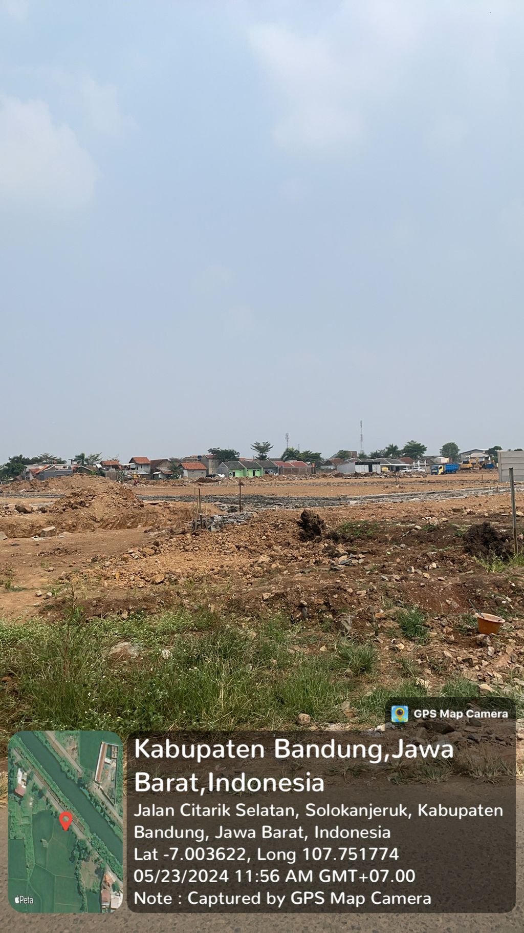 foto gerbang perumahan The City Sukaraja II