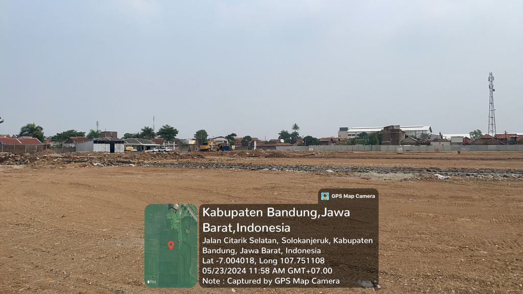 foto posisi tengah perumahan The City Sukaraja II