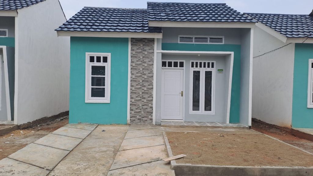foto tampak rumah tipe SUBSIDI perumahan DWI KENCANA UTAMA TAHAP 4