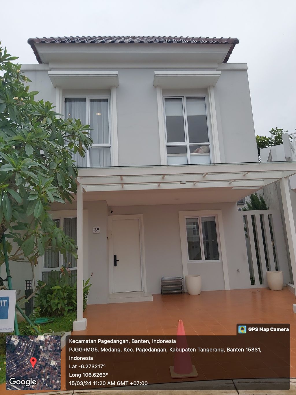 foto tampak rumah tipe SMR27/38 perumahan CLUSTER NEW SAMARA VILLAGE