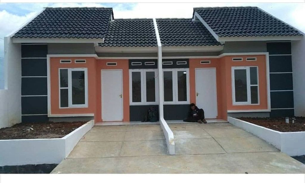 foto tampak rumah tipe 28/60 2024 perumahan PURI ARRAYA
