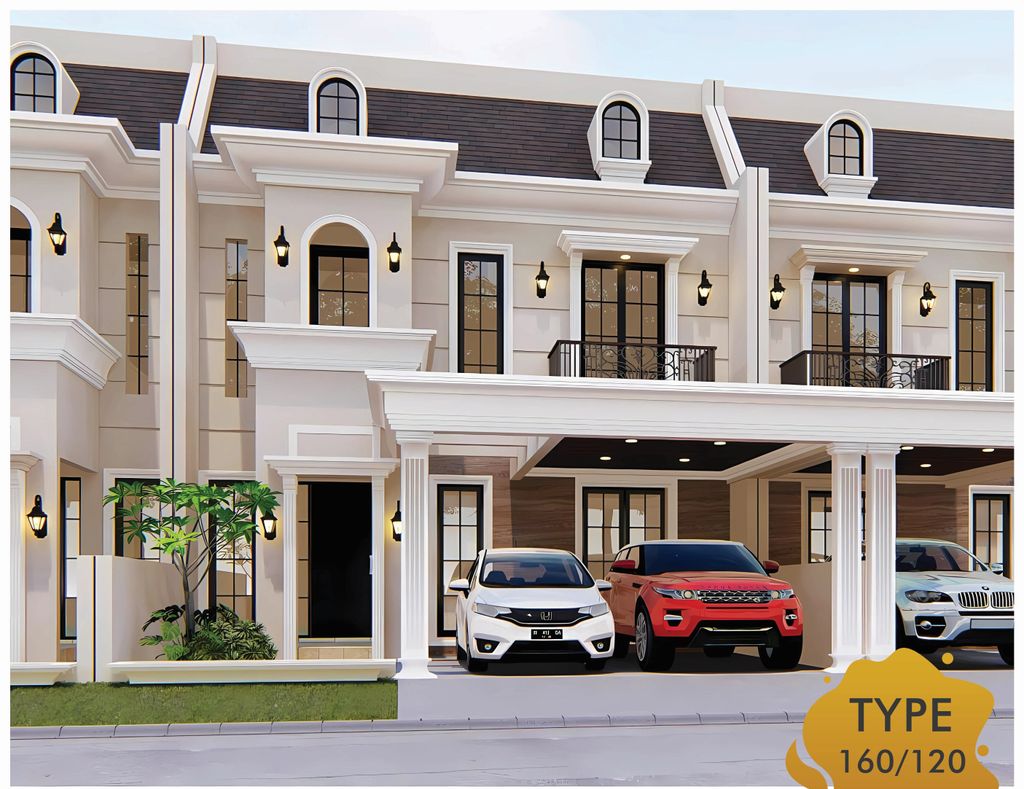 foto tampak rumah tipe 160/120 perumahan Grand Kencana Purwosari