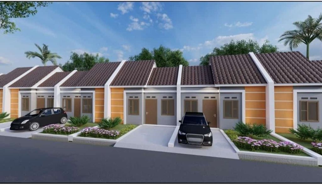 foto tampak rumah tipe BUNGA perumahan GRIYA KUSUMA 3