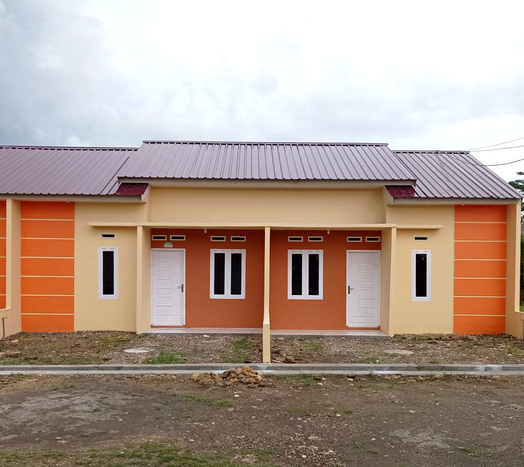 foto tampak rumah tipe 36/72 perumahan Griya Surya Regency