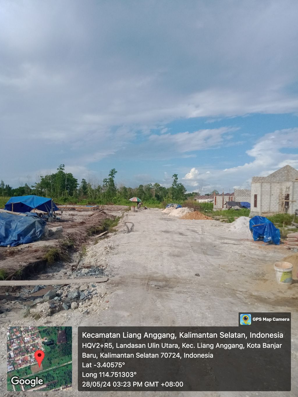 foto posisi tengah perumahan GOITSA PERDANA TAHAP 2