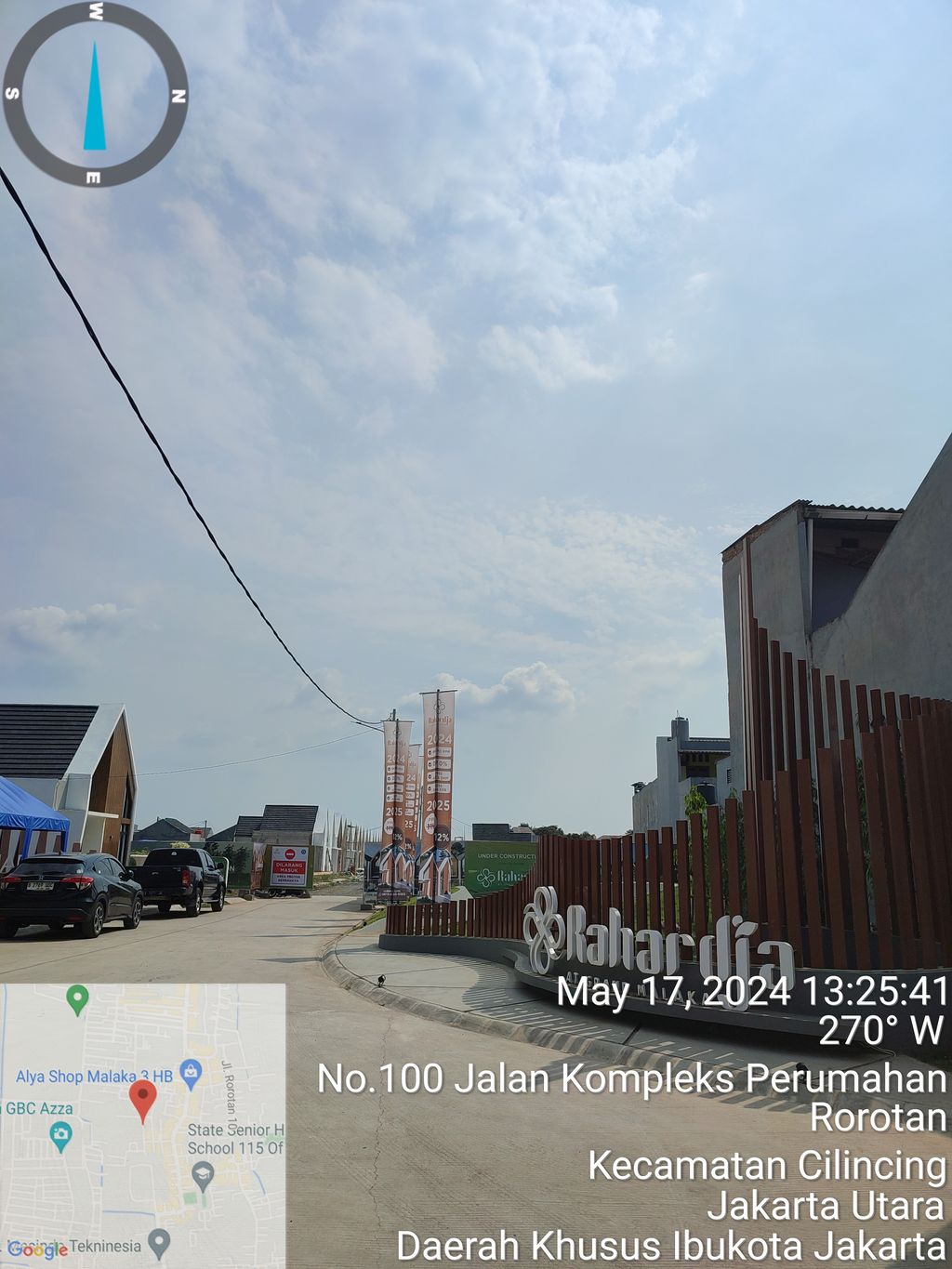foto gerbang perumahan RAHARDJA AT GRAND MALAKA