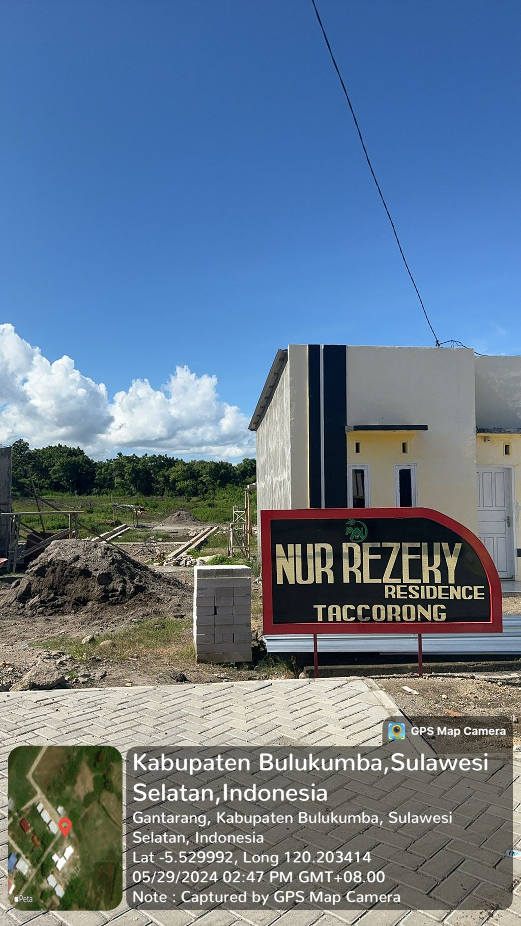 foto gerbang perumahan Nur Rezeky Residence Tahap 2