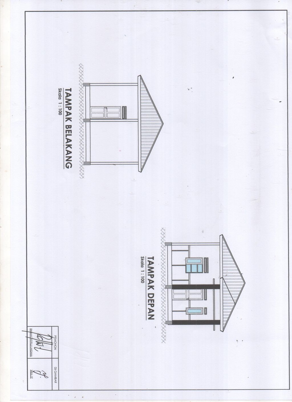 foto tampak rumah tipe SUBSIDI perumahan KESATRIA RESIDENCE 1