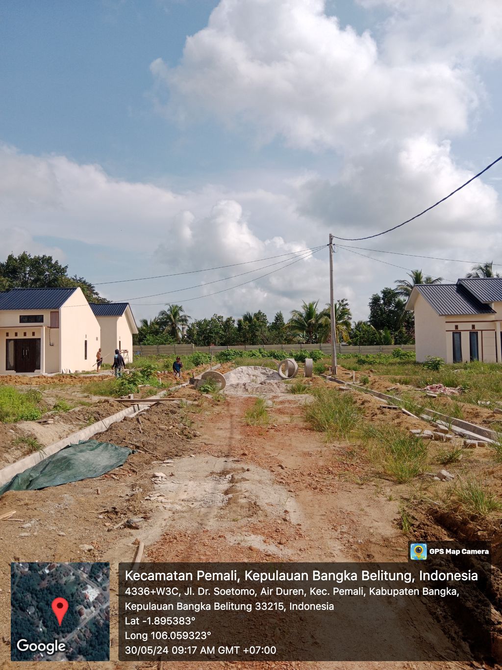 foto posisi tengah perumahan GREEN LIVING