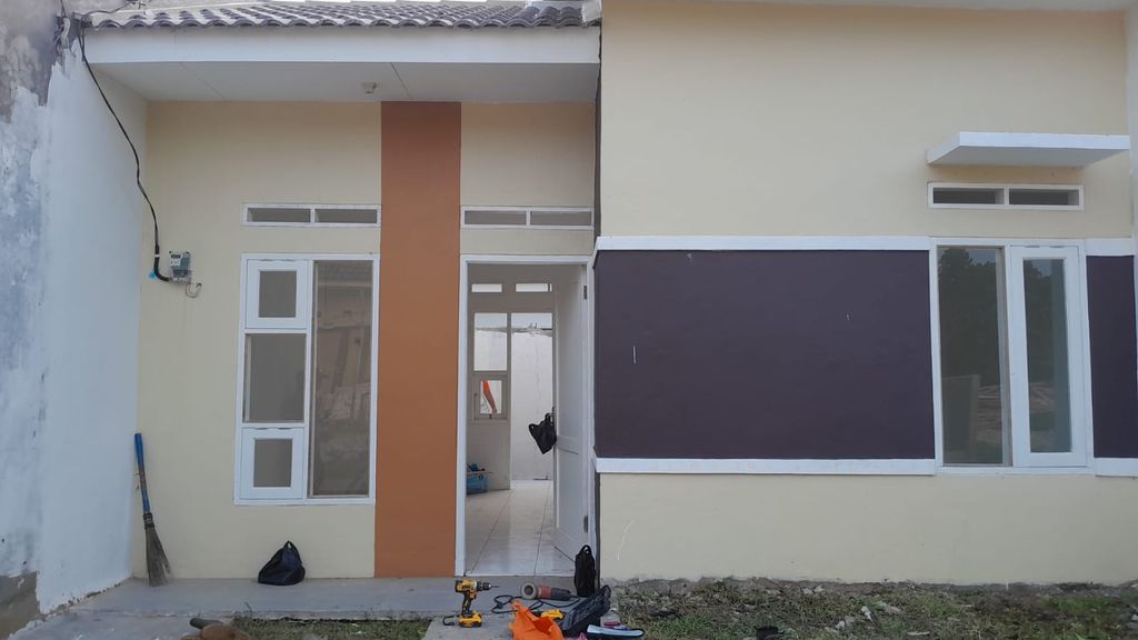 foto tampak rumah tipe 29/95 perumahan CISAIT PURI PRATAMA