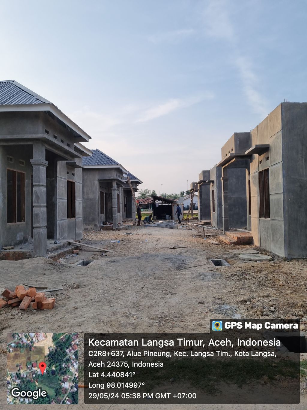 foto posisi tengah perumahan AZFAR RESIDENCE