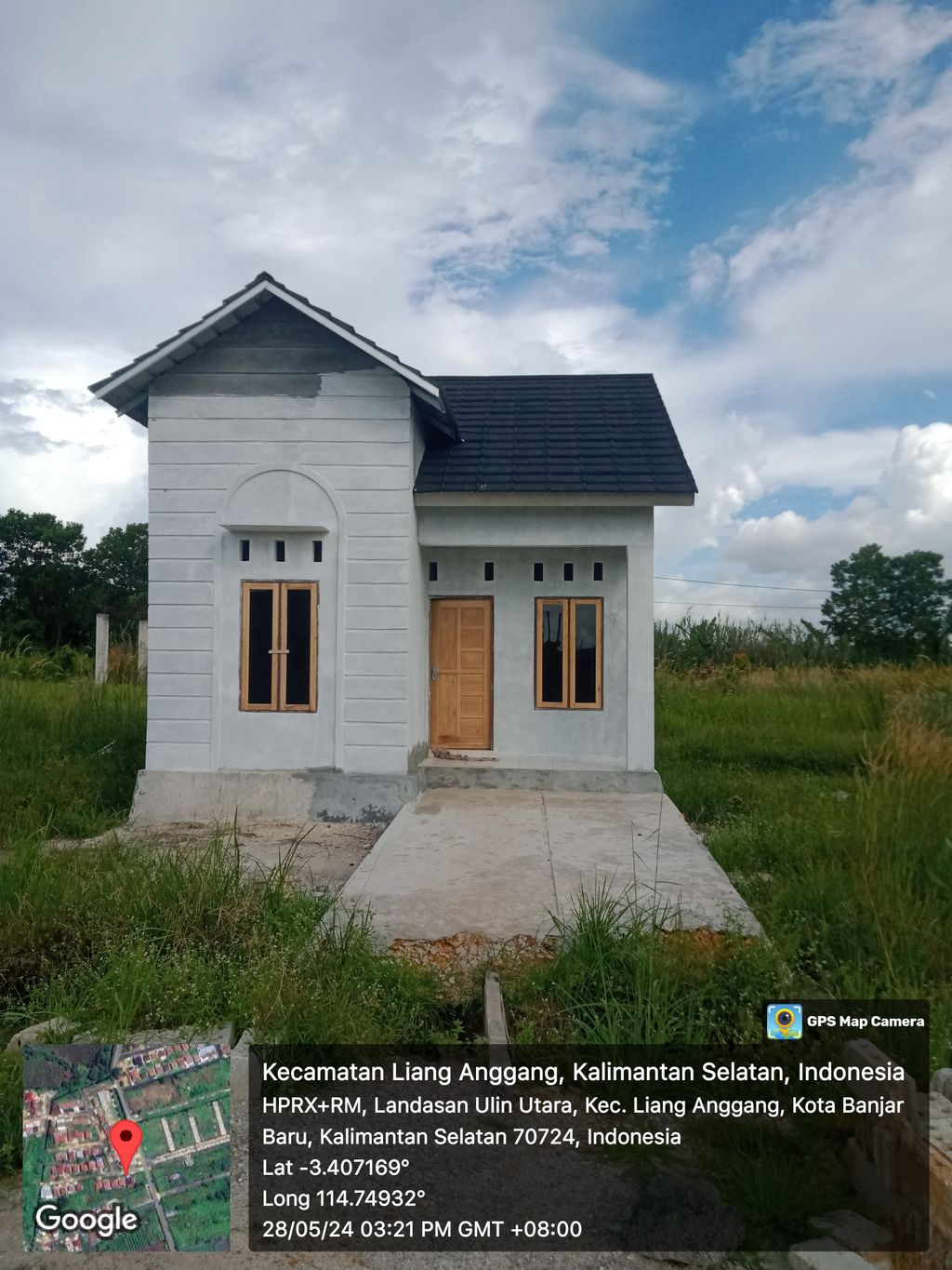 foto tampak rumah tipe 45 perumahan GOITSA PERDANA TAHAP 2