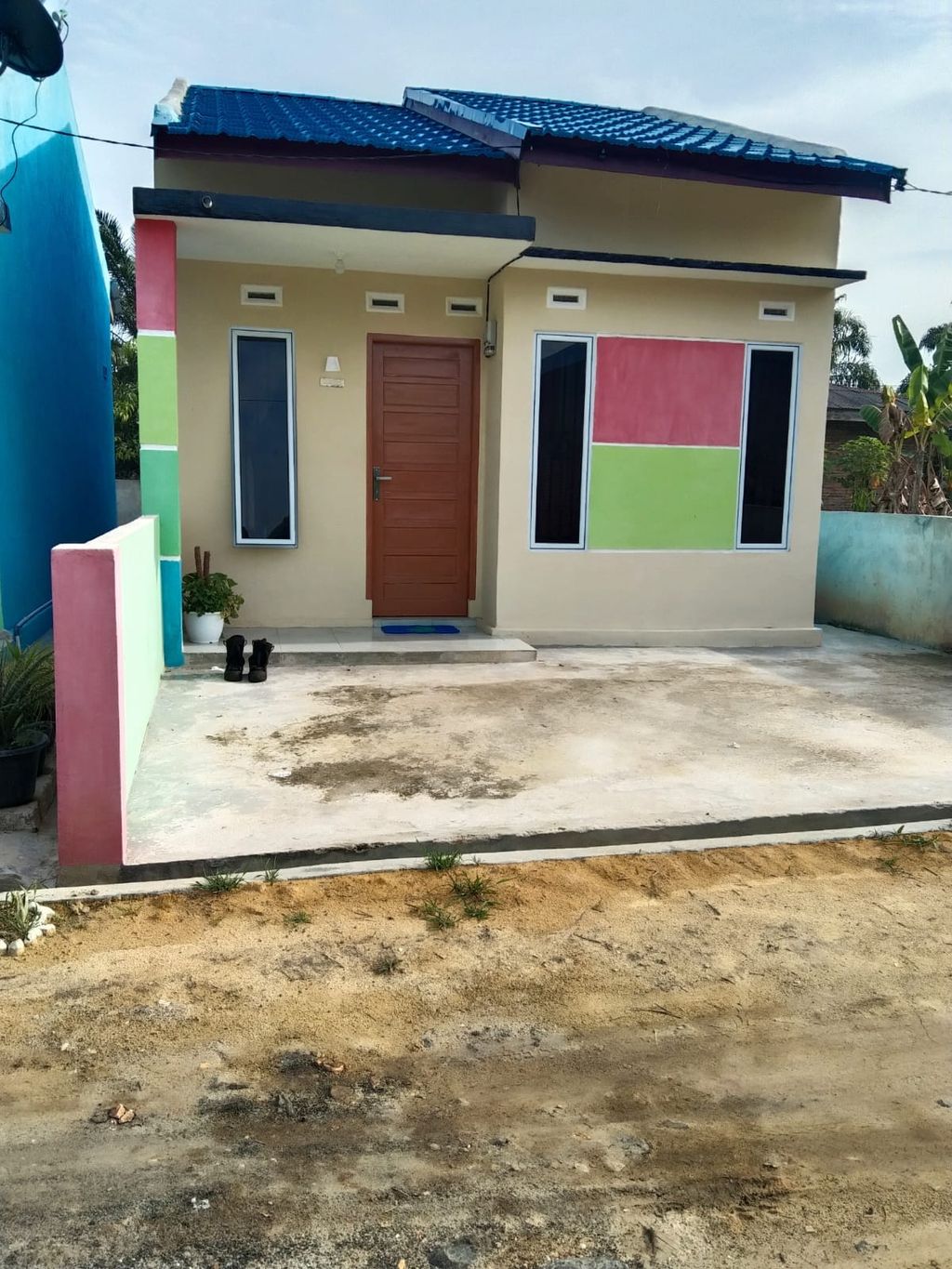 foto tampak rumah tipe 36 perumahan PERUMAHAN PESONA DUMAI IV