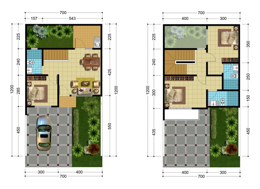 foto denah rumah tipe 91/84 perumahan ROYAL SPRING 2 - TAHAP 2