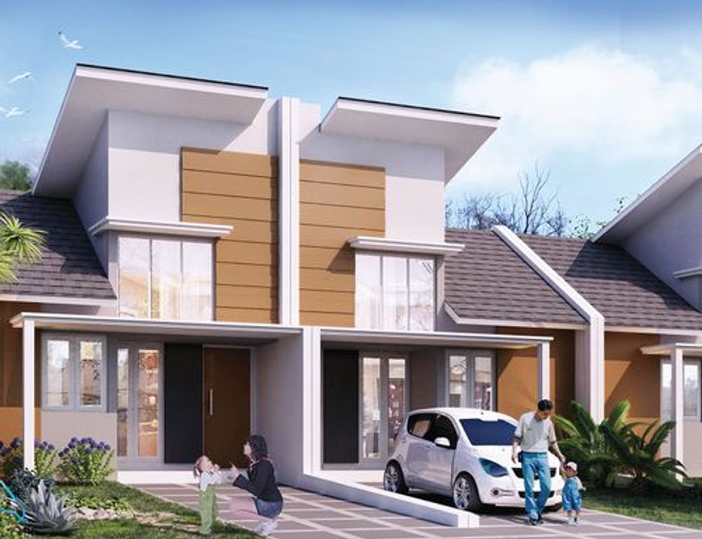 foto tampak rumah tipe 39/93 perumahan SENTRALAND BOULEVARD TAHAP 2