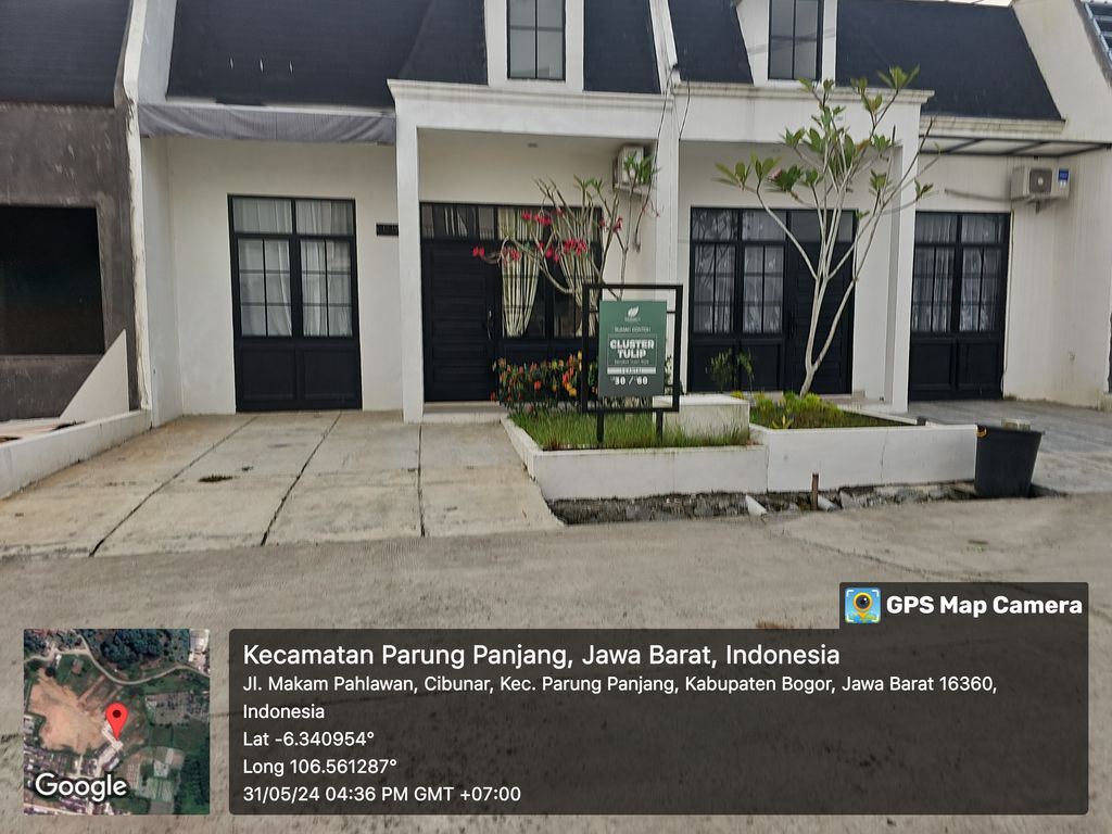 foto contoh rumah perumahan Green Paradise City Cluster Tulip