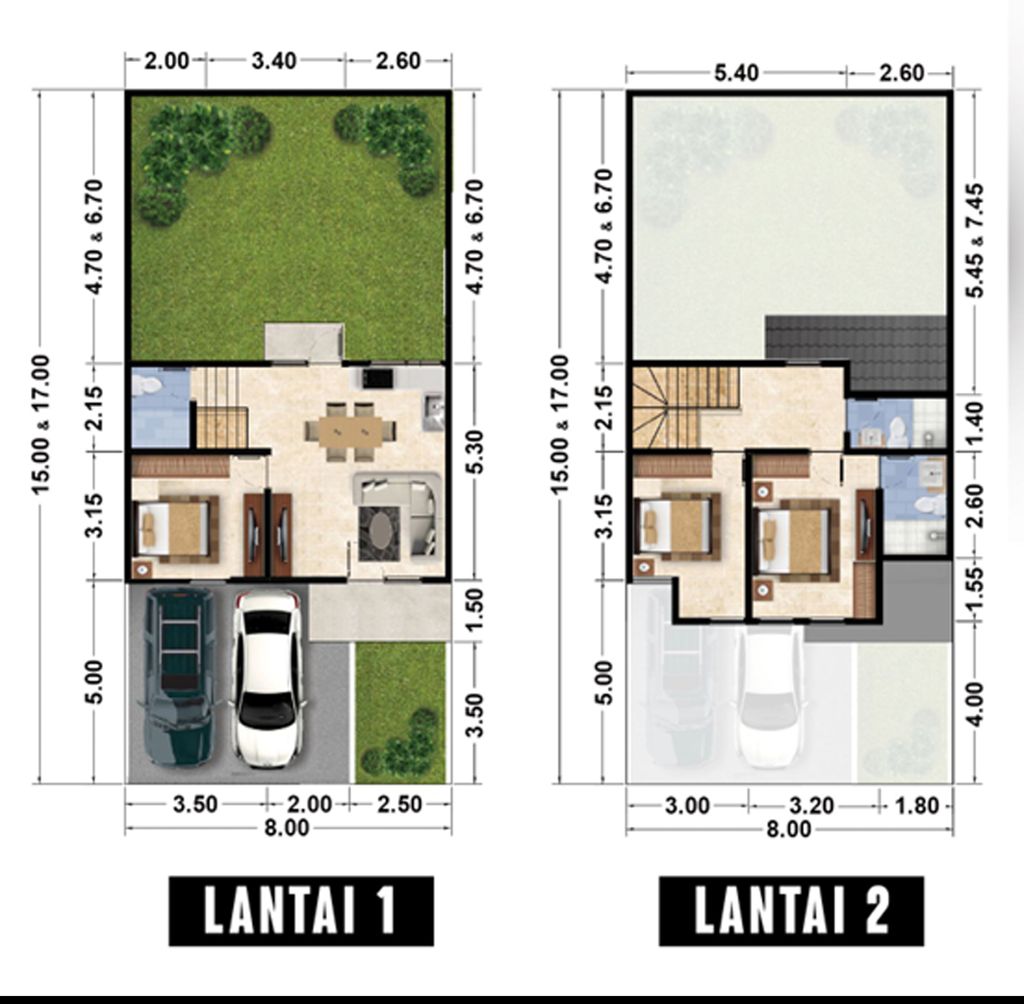 foto denah rumah tipe CAMPSIE 2 perumahan CitraLand Kota Deli Megapolitan Tanjung Morawa