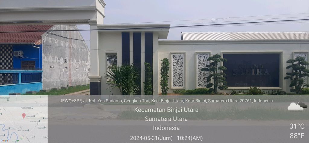 foto gerbang perumahan GRAND SAFIRA