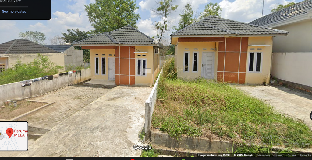 foto tampak rumah tipe Subsidi perumahan Alif Akbar Mayang