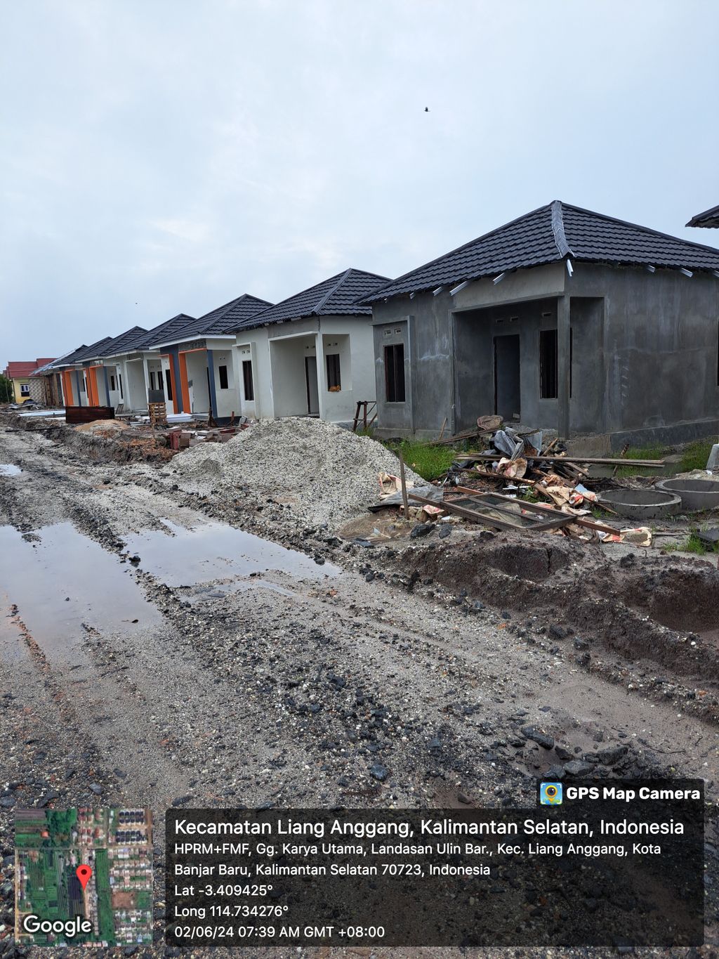 foto posisi tengah perumahan Makmur Sinergia 2