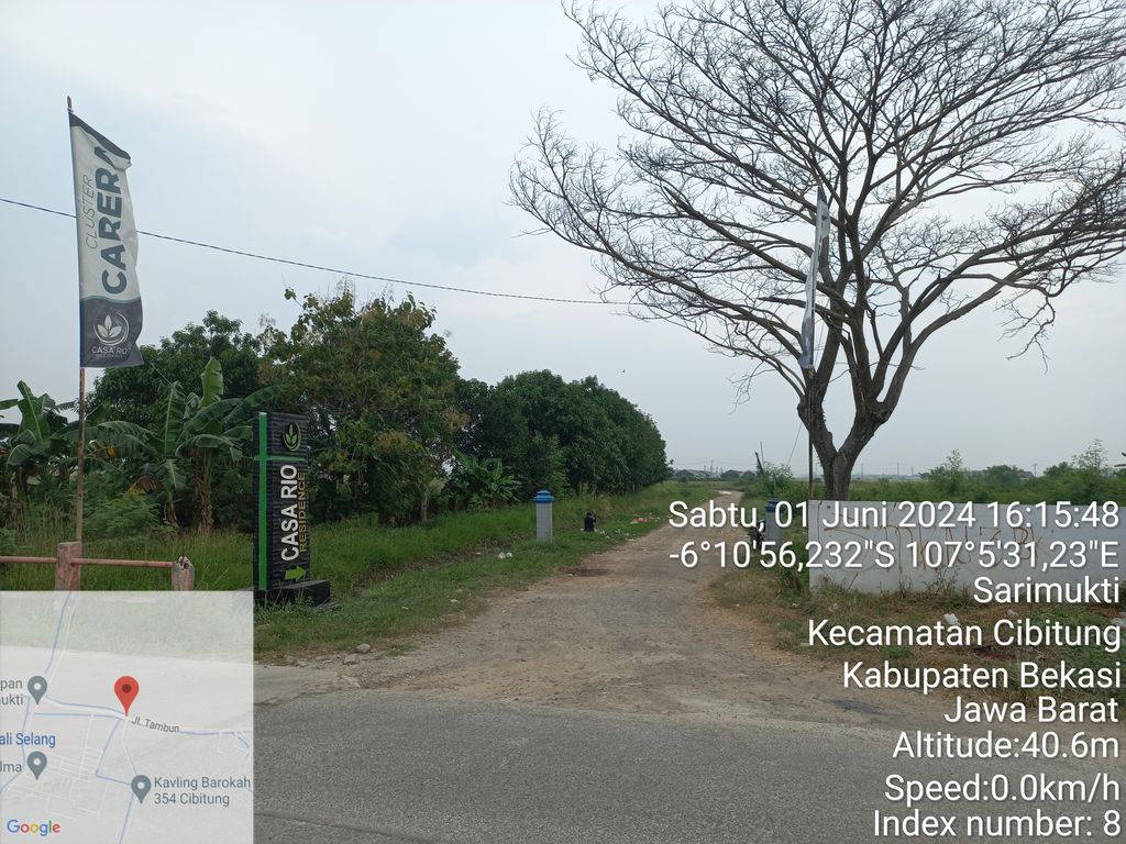 foto gerbang perumahan CASARIO RESIDENCE