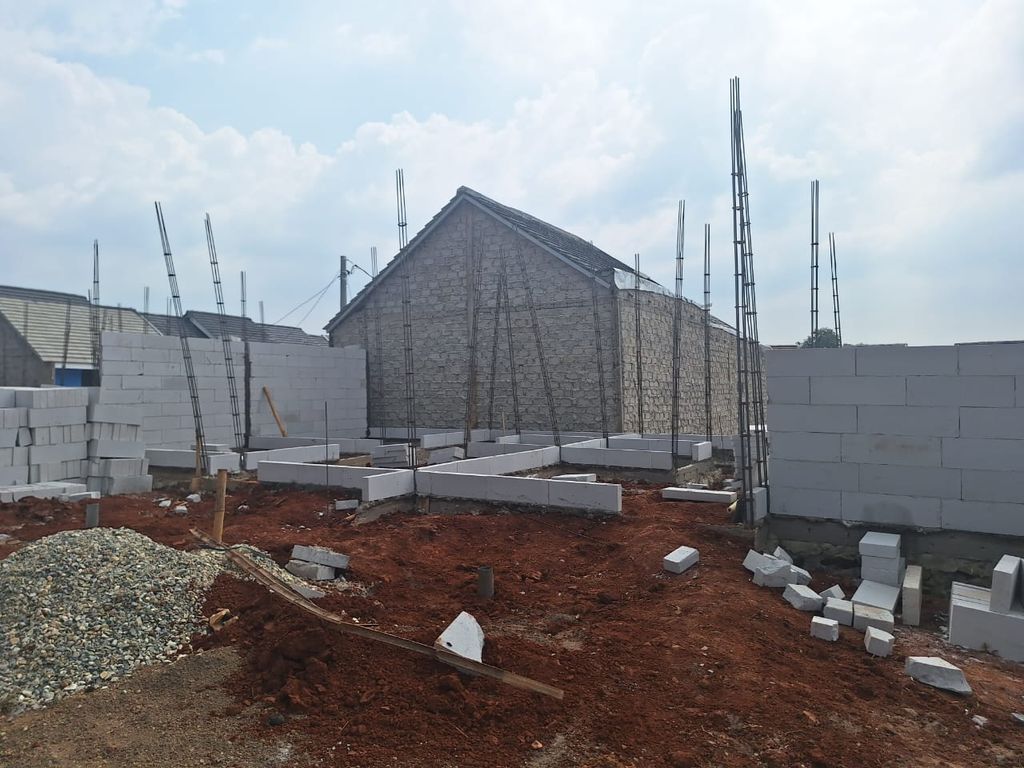 foto tampak rumah tipe 30 perumahan DWARA PAGON RESIDENCE