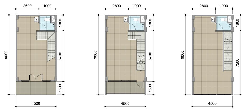 foto denah rumah tipe Balcony (4.5 x 9) perumahan Ruko The Loop