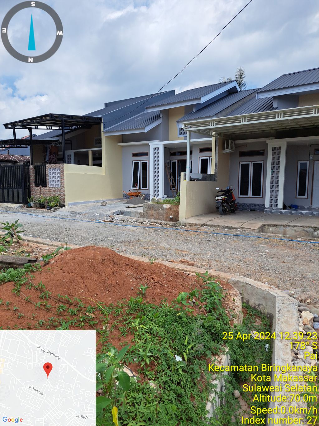 foto posisi tengah perumahan GELORA BADDOKA INDAH tahap IV