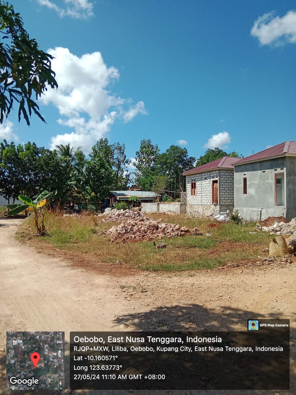 foto tampak rumah tipe 36 perumahan Liliba 6 Residence