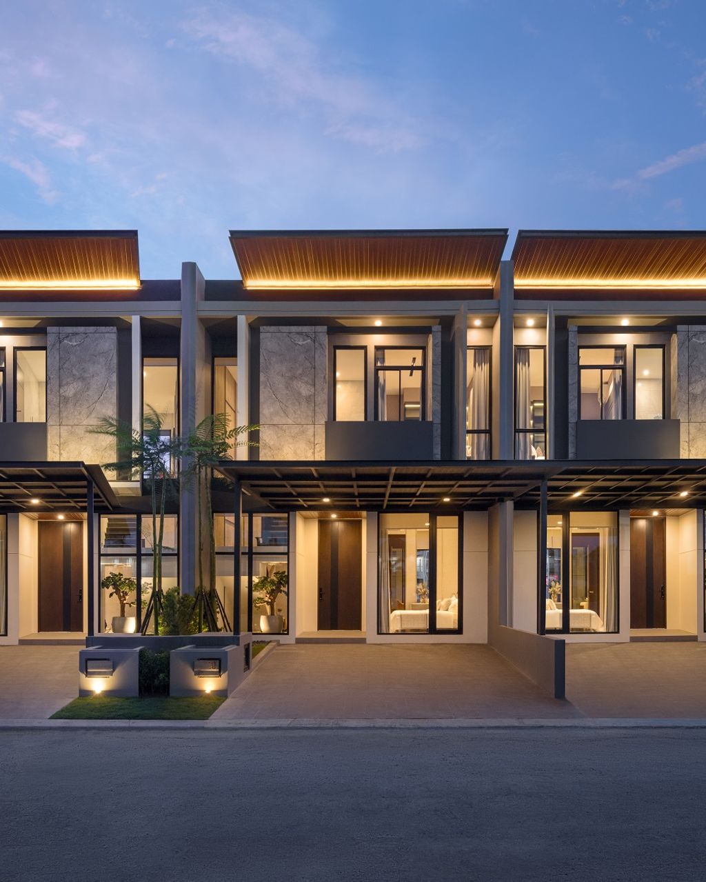 foto tampak rumah tipe DEMPSEY perumahan D9 CITRALAND SURABAYA