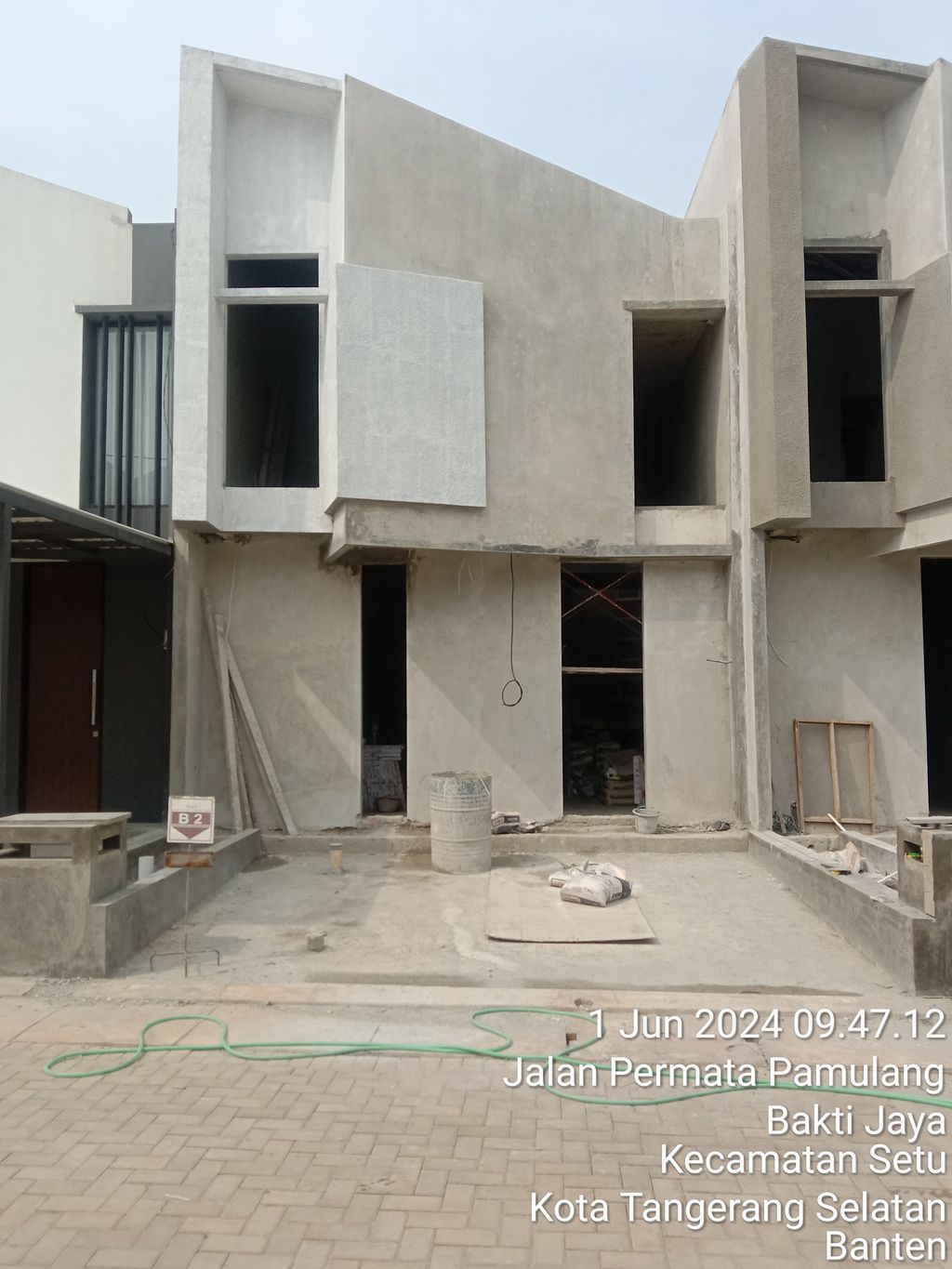 foto tampak rumah tipe 49/60 perumahan KALIMAYA PARK