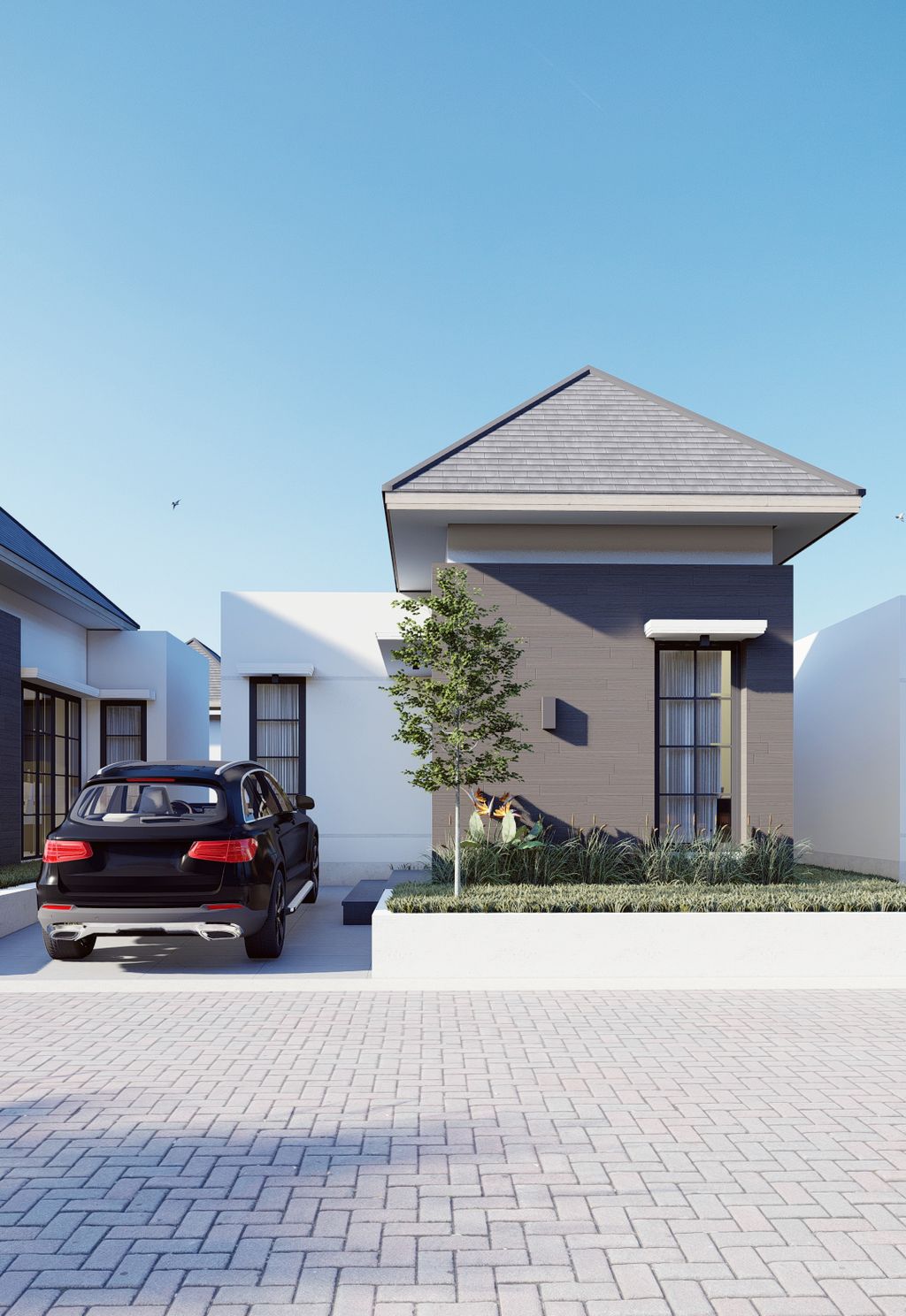 foto tampak rumah tipe 36+ perumahan HARMONIS RESIDENCE