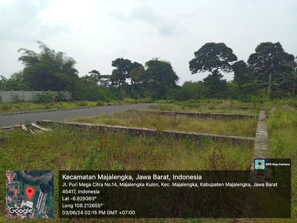 foto posisi tengah perumahan PURI MEGA CITRA - CIJATI II