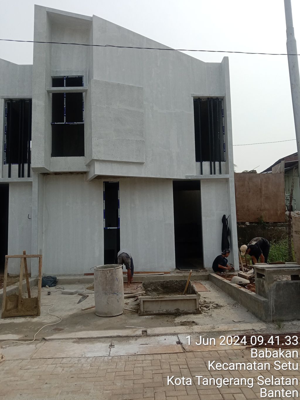 foto tampak rumah tipe 49/62 perumahan KALIMAYA PARK