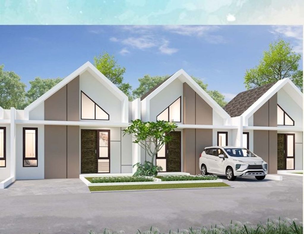 foto tampak rumah tipe 27/100 perumahan GOLDEN CIBITUNG 3