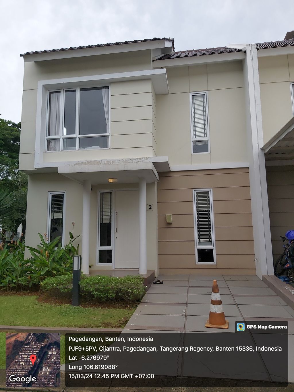 foto tampak rumah tipe CARRILLO 6/02 perumahan CARRILLO RESIDENCE