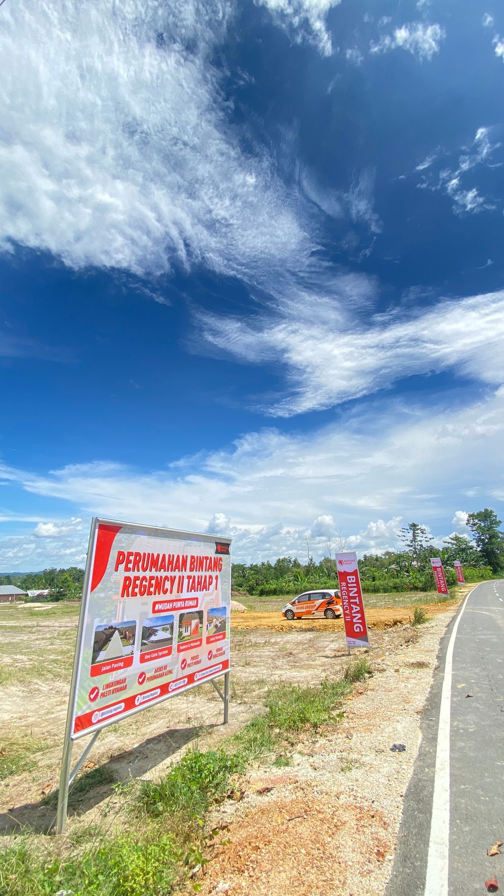 foto posisi tengah perumahan BINTANG REGENCY II