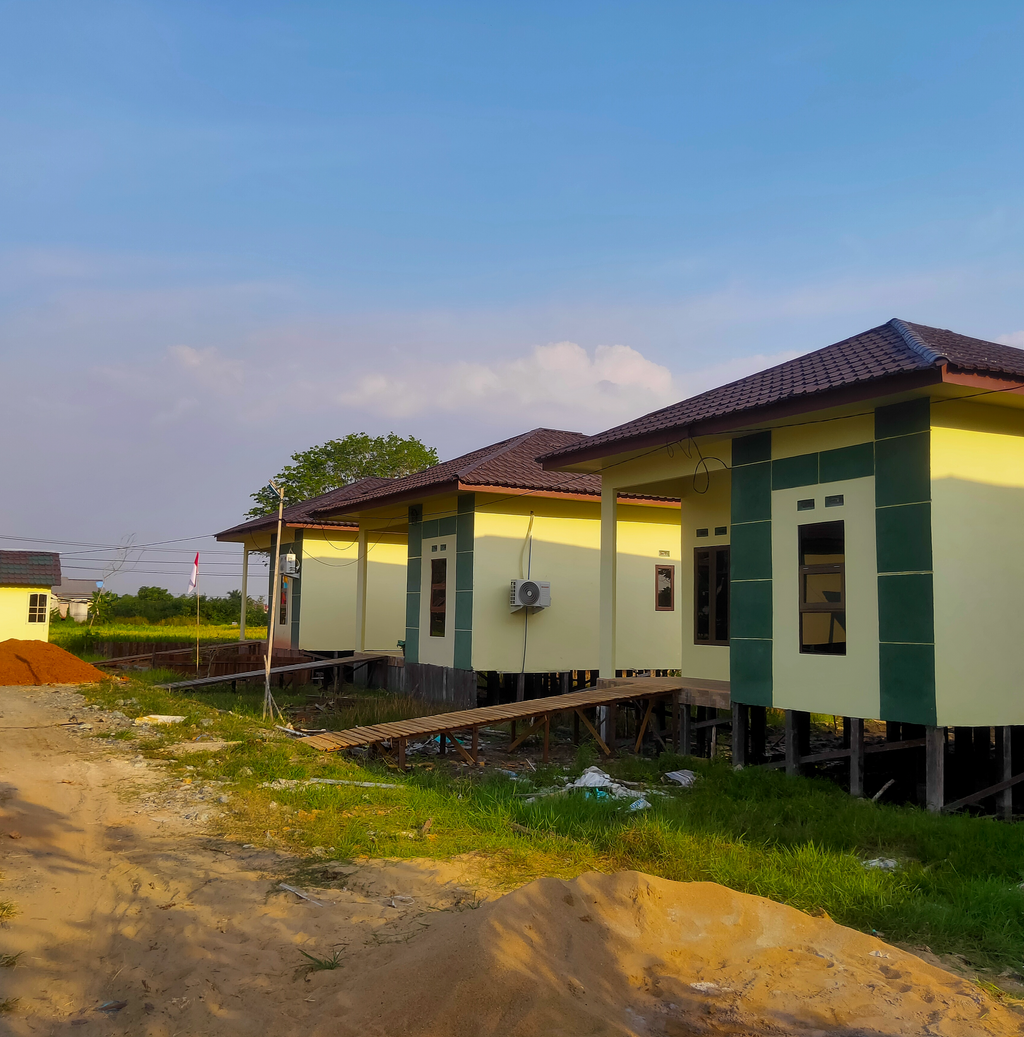 foto tampak rumah tipe 36 perumahan GRIYA AHSANA