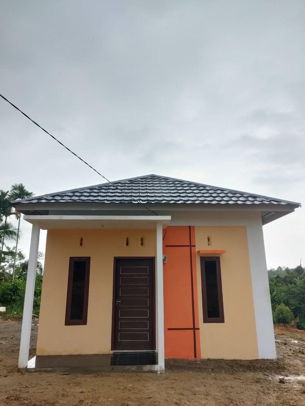 foto tampak rumah tipe 36 perumahan Althaf Residence