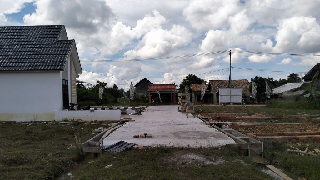 foto posisi tengah perumahan GRAHA GREEN VILLAGE 2