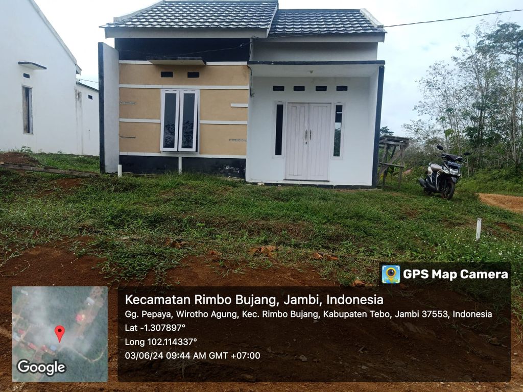 foto tampak rumah tipe 36 perumahan CITY RESIDENCE