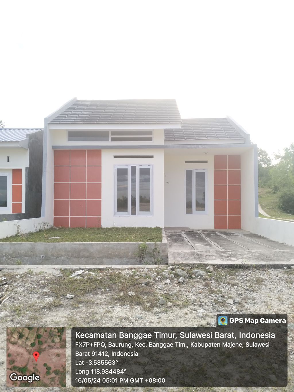 foto tampak rumah tipe 36/78 perumahan LYWANZA RECIDENCE