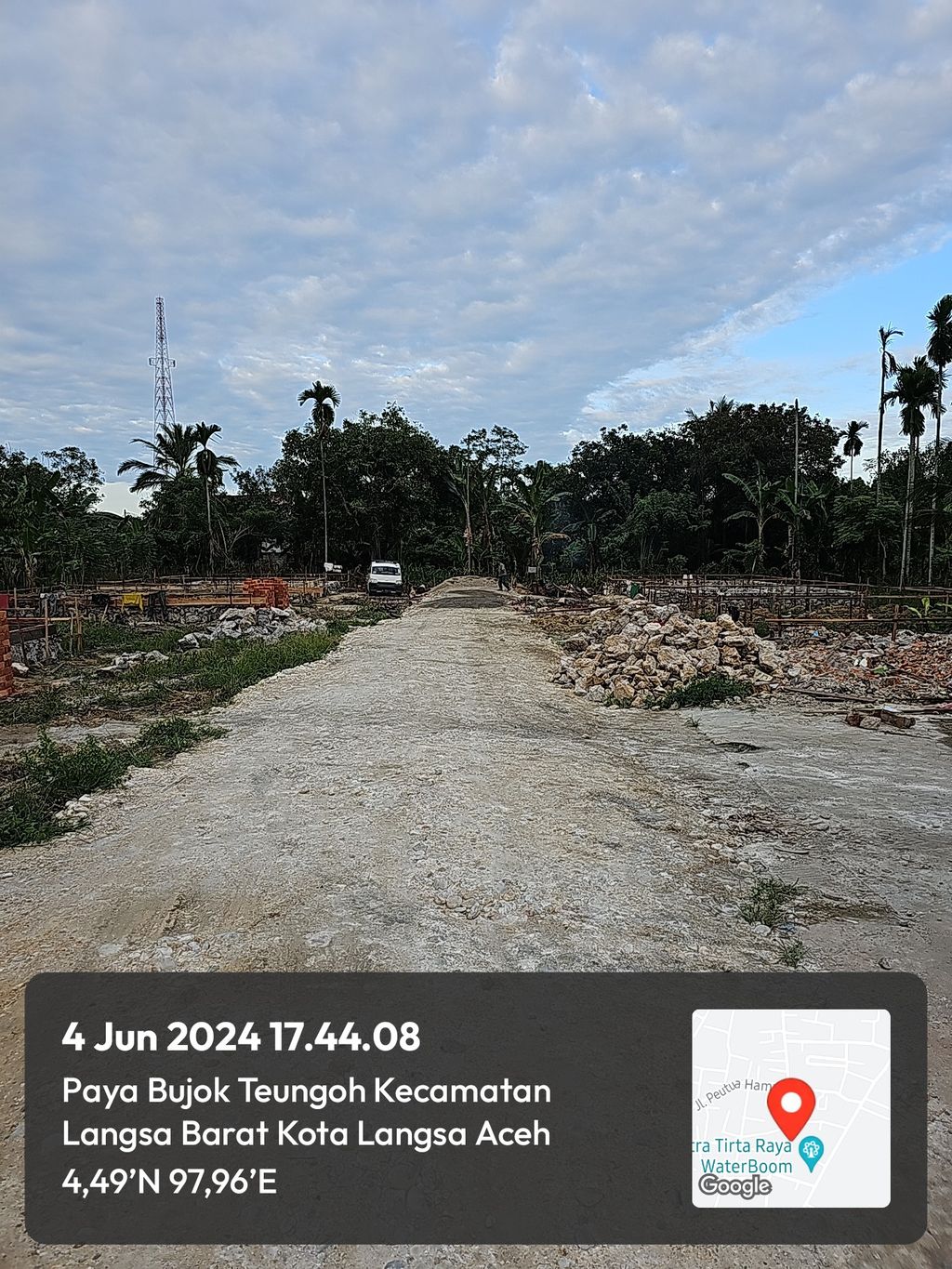 foto posisi tengah perumahan Radija City Cluster - 6 (RCC-6)